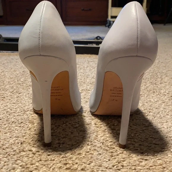 Stuart Weitzman The ANNY 105 Aqua Ice Nappa - Picture 3 of 4